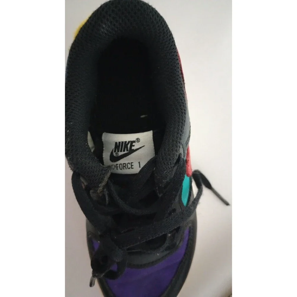 Nike Air Force Sz 12C Multicolor Athletic Shoes Sneakers DN4178-001 NBA Charm